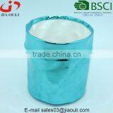 Glossy Color Gold/silver/light Purple PU Waterproof Planter Pot Bag thumbnail-4