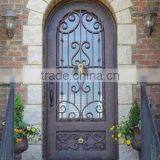 Bisini Arch Top Wrought Iron Single Door (BG90085) thumbnail-1