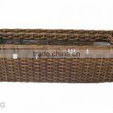 Rect. Shape PE Rattan With Liner Plastic Pot thumbnail-1