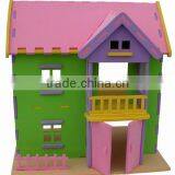3D EVA Foam Doll House Puzzle, Villa thumbnail-1