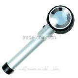 10X Hand-held Optical Magnifier Glass LED Lighted Jeweler Loupe With Scale thumbnail-1