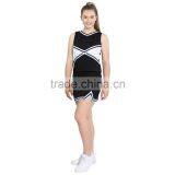 Custom Cheerleading Clothes Womens Double V Notch A-Line Design Cheer Uniform Skirt Cheerleading Uniforms For Adults thumbnail-5