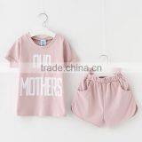 Garment Factories Hot Sale Ladies and Girl's Tshirt and Shorts Sets thumbnail-2