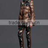 European Style Women Camo Down Filled Winter Keep Warm Pants thumbnail-1