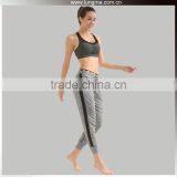 Design Your Own Private Label Gym Wear Women Elastic Band Yoga Mesh Sports Bra thumbnail-6