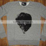 MENS SWEAT SHIRT WITH DISCHARGE PRINT thumbnail-1