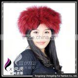 CX-E-16 Fashioon Women Hairband Fur Stretch Neck Warmer Girls Hair Headband thumbnail-5