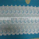 Machine Embroidery Knit Lace Fabric for Garments With Holes thumbnail-1