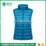 New Look Korean Style Winter Lightweight Slim Fit Lady Duck Down Vest for Sale thumbnail-1