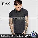 100% Cotton Yarn Dyed Men's Muscle Polo Shirt With Embroidery Design In Your Own Style Men's Short Sleeve Polo Shirts Stretch-Co thumbnail-1