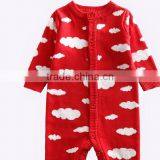 Western Infant Toddler Baby Cotton Knitted Jumper Romper With Hat thumbnail-3