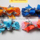 Lovely Baby Girls Knit Headband With Bowknot Hairband Attached Hair thumbnail-4