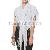Breathable Plain Pashmina Ladies Wrap Shawl thumbnail-2