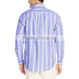 2016 Fashion Design Cotton Flannel Wholesale Striped Shirts thumbnail-2