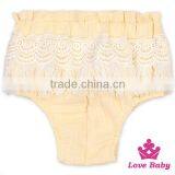 Infant Clothes Soft Plain Light Gray Tassels Free Panties Newborn Baby Toddle Girls Shorts PP Pants thumbnail-5