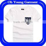 Cool Fashion Style Embroidered Knitting T-shirt With Pocket For MEN Cool Black Aeropostale Rib Fit Shirt Top Quality Cheap Bulk thumbnail-1