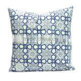 Geo Chokri Cushion Cover 50 x 50 Hand Block Printed thumbnail-2