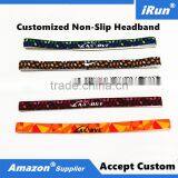 Slim Elasticated Headband No Slip Hairband Holds Your Hair Out of Your Face - Great For Jogging Running Volleyball Workout Yoga thumbnail-1