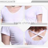 OEM&ODM Woman Cheap Plain White T-shirts Casual T-shirt,women Custom t Shirt thumbnail-6