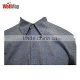 Solid Colour Short Sleeve Men's Cotton/linen Shirt thumbnail-3