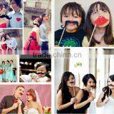 50pcs Party Photo Booth Props Moustache on A Stick Weddings Christmas Birthday Party thumbnail-2