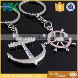 Factory Direct Wholesale Helm Rudder Couple Creative Key Chain thumbnail-1