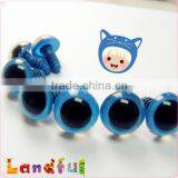 14mm Handcraft Toy Eyes Crochet Doll Eyes in Blue For Stuffed Puppet thumbnail-1