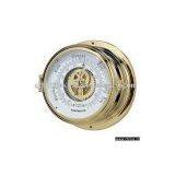 Nautical Barometer With Open Dial thumbnail-1