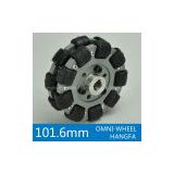 101.6mm aluminum double omni wheel QL-10
