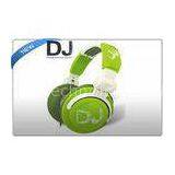 Wired Stereo DJ Headphones With Rotating Ear Cups , With 3.5mm to 6.3mm Adapter Jack thumbnail-1