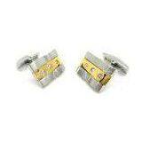 PP Stone Engagement Cufflinks / Man Blouse Gold Knot Cufflinks thumbnail-1