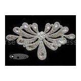 Silver Beaded Trims For Wedding Gowns , Bridal Trim By The Yard thumbnail-1