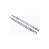 Kitchen Cabinet Metal Drawer Slides Telescopic Clear Zinc 23 Inch