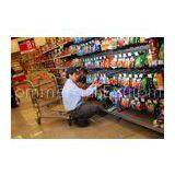 Chrome Plating Folding Warehouse Trolley With Four Wheels 1115x604x995mm