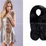 Women Faux Fur Scarf In Solid Colors Long Callor Scarves thumbnail-1