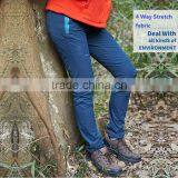 2017 BSCI Hot Sale Wholesales Women's Woven Long Hiking&Climbing Pants Sportswear thumbnail-1