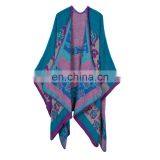 Europe And Winter Thickening Warm Shawl Cloak Coat Ladies Scarf thumbnail-5