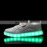 Wholesale New Design Mens Womens Night Club Shoes Large Size 46 Rechargeable Light Up LED Shoes Sneakers thumbnail-3