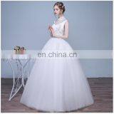 HS1634 2017 Cheap Halter Beading A Line Tulle Plus Size Long Wedding Dress Guest Gown Maid of Honor thumbnail-4