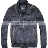 2017 Latest Fashion Mens Warm Cheap Leather Motorcycle Jacket thumbnail-1