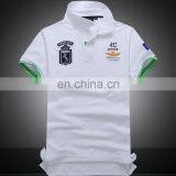 2016 Apparel Sale Quality Custom Design Wholesale Short Sleeve Applique Embroidery Jacquard Rib Polo Shirt thumbnail-4