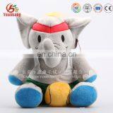 simulation small elephant plush toy mascot doll baby sleep pillow pattern