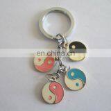 Promotion Round Metal Keychain Embossed Enamel thumbnail-5