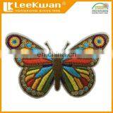 Iron on Patches, Custom Embroidered Patch Butterfly, Butterfly Patch for Denim thumbnail-1