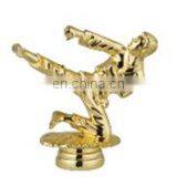 Plastic Boxing Trophy for Souvenir Gifts Shine Gold Trophy Figure Plastic Statue