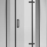 6mm Tempered Glass Shower Enclosure Diamond Shape Two Fixed Panels One Pivot Doo thumbnail-4