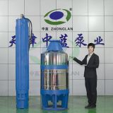 Short and thick submersible mine pump