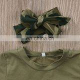 Stylish Summer Cotton Clothe Camouflage Pant Set Clothes Kids thumbnail-3