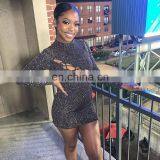 LAITE D2201 Autumn&winter New Arrivals Fashion Hollowing Out Mini Sexy Dress Women Bandage Party Club Dresses thumbnail-6