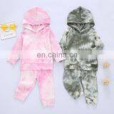 Newborn Baby Girls Boys Tie-dye Outfits Long Sleeve Tops T Shirt + Pants Spring Autumn Clothing Children Clothes Set 1-6Years thumbnail-4
